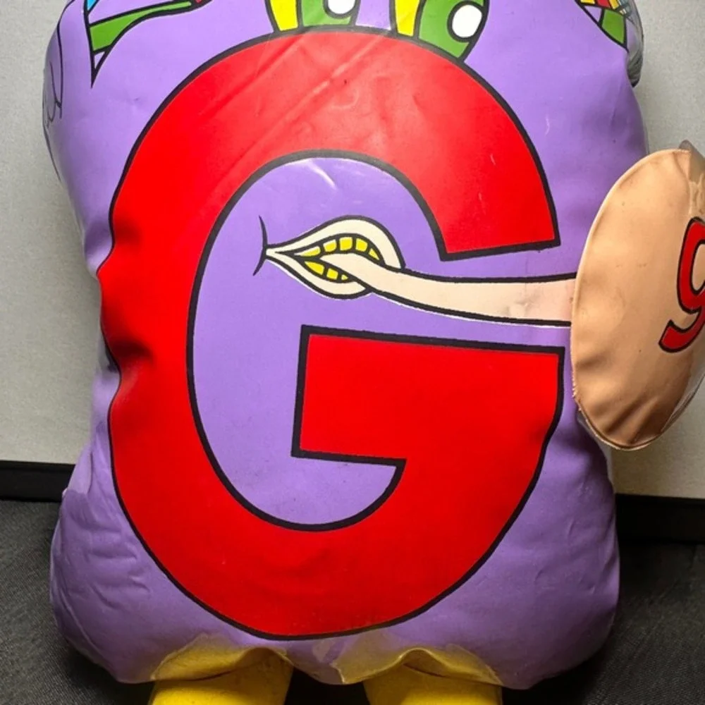 Vintage 1971 The Letter People Inflatable Mr.G Giggling‎ Arista Corp Alphabet